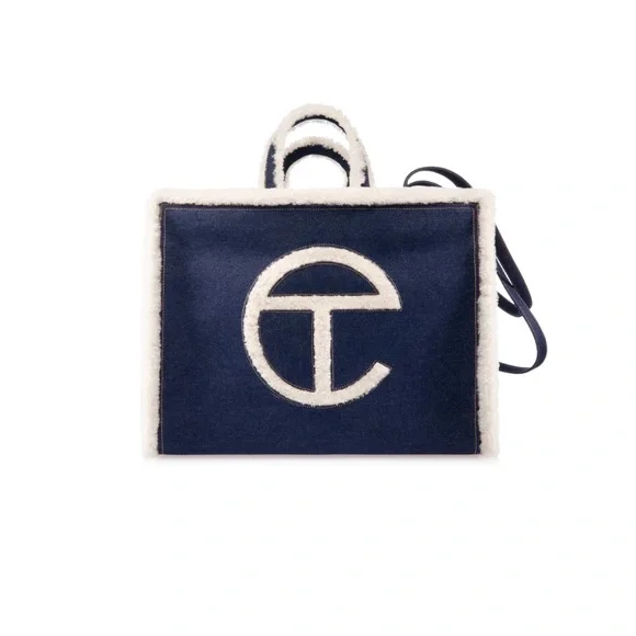Ugg X Telfar Large Shopper- Denim - Picture 2 of 5
